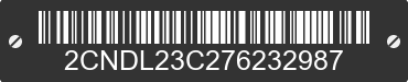 2007 CHEVROLET Equinox 2CNDL23C276232987 VIN decoded
