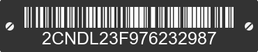 2007 CHEVROLET Equinox 2CNDL23F976232987 VIN decoded
