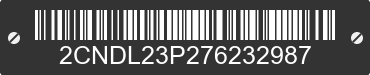 2007 CHEVROLET Equinox 2CNDL23P276232987 VIN decoded