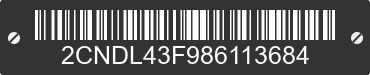 2008 CHEVROLET Equinox 2CNDL43F986113684 VIN decoded