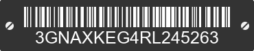 2024 CHEVROLET Equinox 3GNAXKEG4RL245263 VIN decoded