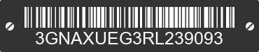 2024 CHEVROLET Equinox 3GNAXUEG3RL239093 VIN decoded