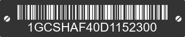 2013 CHEVROLET Express 1GCSHAF40D1152300 VIN decoded