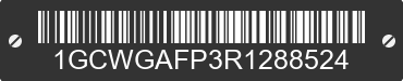 2024 CHEVROLET Express 1GCWGAFP3R1288524 VIN decoded