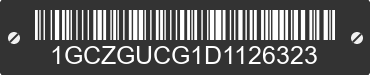 2013 CHEVROLET Express 1GCZGUCG1D1126323 VIN decoded