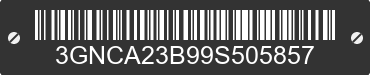 2009 CHEVROLET HHR 3GNCA23B99S505857 VIN decoded