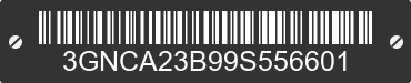 2009 CHEVROLET HHR 3GNCA23B99S556601 VIN decoded