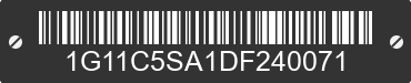 2013 CHEVROLET Malibu 1G11C5SA1DF240071 VIN decoded