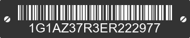 1984 CHEVROLET Monte Carlo 1G1AZ37R3ER222977 VIN decoded
