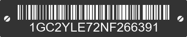 2022 CHEVROLET Silverado HD 1GC2YLE72NF266391 VIN decoded