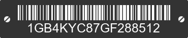 2016 CHEVROLET Silverado 1GB4KYC87GF288512 VIN decoded