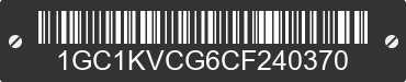 2012 CHEVROLET Silverado 1GC1KVCG6CF240370 VIN decoded
