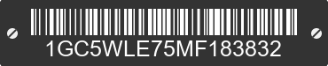 2021 CHEVROLET Silverado 1GC5WLE75MF183832 VIN decoded