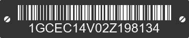 2002 CHEVROLET Silverado 1GCEC14V02Z198134 VIN decoded