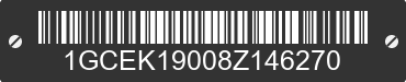 2008 CHEVROLET Silverado 1GCEK19008Z146270 VIN decoded