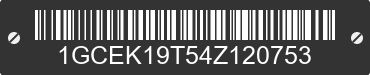 2004 CHEVROLET Silverado 1GCEK19T54Z120753 VIN decoded