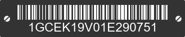 2001 CHEVROLET Silverado 1GCEK19V01E290751 VIN decoded