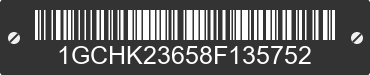 2008 CHEVROLET Silverado 1GCHK23658F135752 VIN decoded