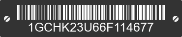 2006 CHEVROLET Silverado 1GCHK23U66F114677 VIN decoded