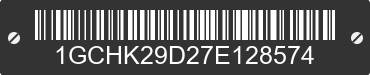 2007 CHEVROLET Silverado 1GCHK29D27E128574 VIN decoded