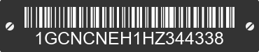 2017 CHEVROLET Silverado 1GCNCNEH1HZ344338 VIN decoded