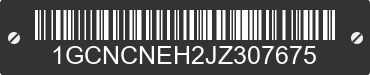 2018 CHEVROLET Silverado 1GCNCNEH2JZ307675 VIN decoded