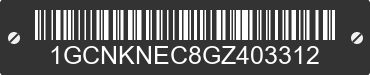 2016 CHEVROLET Silverado 1GCNKNEC8GZ403312 VIN decoded