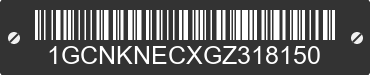 2016 CHEVROLET Silverado 1GCNKNECXGZ318150 VIN decoded