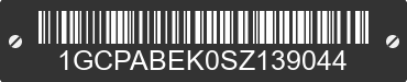 2025 CHEVROLET Silverado 1GCPABEK0SZ139044 VIN decoded
