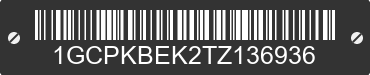2026 CHEVROLET Silverado 1GCPKBEK2TZ136936 VIN decoded