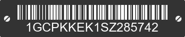 2025 CHEVROLET Silverado 1GCPKKEK1SZ285742 VIN decoded