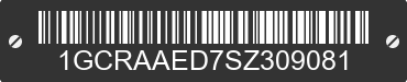 2025 CHEVROLET Silverado 1GCRAAED7SZ309081 VIN decoded