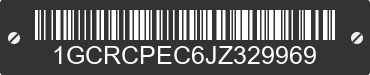 2018 CHEVROLET Silverado 1GCRCPEC6JZ329969 VIN decoded