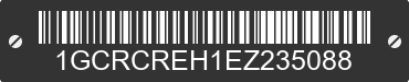 2014 CHEVROLET Silverado 1GCRCREH1EZ235088 VIN decoded