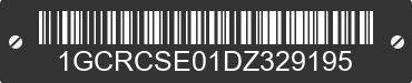 2013 CHEVROLET Silverado 1GCRCSE01DZ329195 VIN decoded