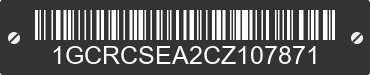2012 CHEVROLET Silverado 1GCRCSEA2CZ107871 VIN decoded