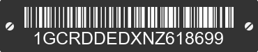 2022 CHEVROLET Silverado 1GCRDDEDXNZ618699 VIN decoded