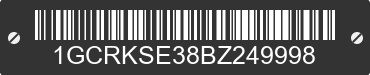 2011 CHEVROLET Silverado 1GCRKSE38BZ249998 VIN decoded