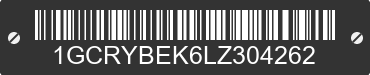 2020 CHEVROLET Silverado 1GCRYBEK6LZ304262 VIN decoded