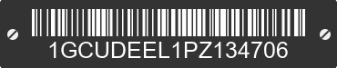 2023 CHEVROLET Silverado 1GCUDEEL1PZ134706 VIN decoded