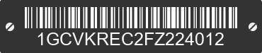 2015 CHEVROLET Silverado 1GCVKREC2FZ224012 VIN decoded
