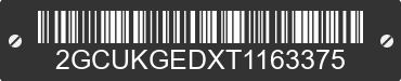 2026 CHEVROLET Silverado 2GCUKGEDXT1163375 VIN decoded