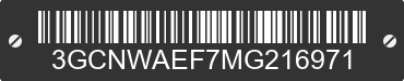 2021 CHEVROLET Silverado 3GCNWAEF7MG216971 VIN decoded
