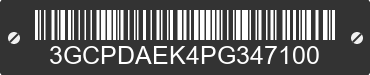 2023 CHEVROLET Silverado 3GCPDAEK4PG347100 VIN decoded