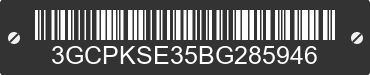 2011 CHEVROLET Silverado 3GCPKSE35BG285946 VIN decoded