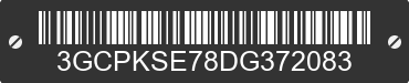 2013 CHEVROLET Silverado 3GCPKSE78DG372083 VIN decoded