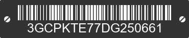 2013 CHEVROLET Silverado 3GCPKTE77DG250661 VIN decoded