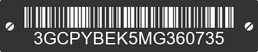 2021 CHEVROLET Silverado 3GCPYBEK5MG360735 VIN decoded