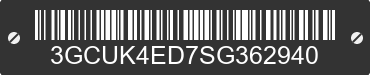 2025 CHEVROLET Silverado 3GCUK4ED7SG362940 VIN decoded
