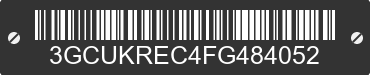 2015 CHEVROLET Silverado 3GCUKREC4FG484052 VIN decoded